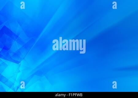 Abstrakter blauer Hintergrund. Glatte blaue abstrakte Welle abstrakt kleine blaue Quadrate aus. Horizontale Hintergrund. Stockfoto