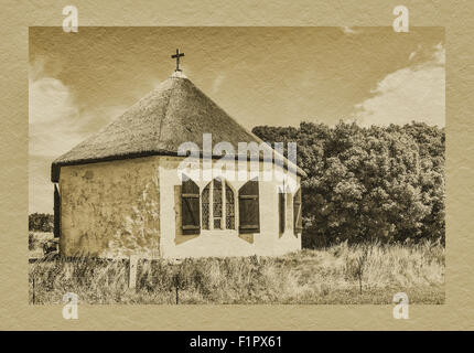 Die Kapelle im Fischerdorf Dorf Vitt, Insel Rügen, Ostsee, Mecklenburg-Western Pomerania, Deutschland, Europa Stockfoto