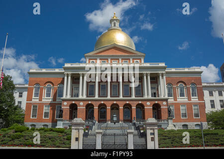 MASSACHUSETTS STATE HOUSE BEACON STREET BOSTON MASSACHUSETTS, USA Stockfoto