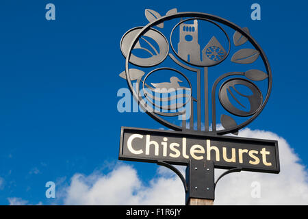 Dorf Schild, Chislehurst, Kent, größere London Borough of Bromley, UK Stockfoto