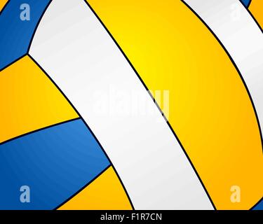 Volleyball-Ball-Hintergrund. Vektor-Illustration. Stock Vektor