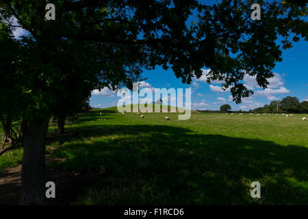 Henry Moore Skulptur große liegende Figur 1984 Stockfoto
