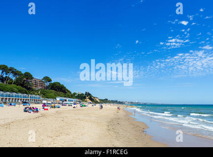 Branksome Strand zwischen Poole und Bournemouth, Dorset, England, UK Stockfoto