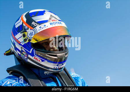 Rockingham Speedway, UK. 6. Sep, 2015. Robb Holland und handliche Motorsport bei der Vorschau für den Dunlop MSA British Touring Car Championship auf dem Rockingham Speedway am 6. September 2015 in CORBY, Großbritannien Credit: Gergo Toth/Alamy Live News Stockfoto