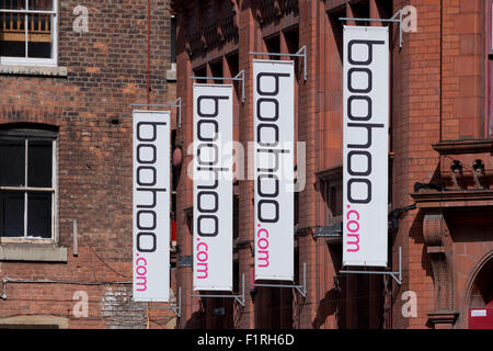 Die Büros der Boohoo.com Online-Modehändler Dale-Straße im Bereich der Manchester Piccadilly Stockfoto