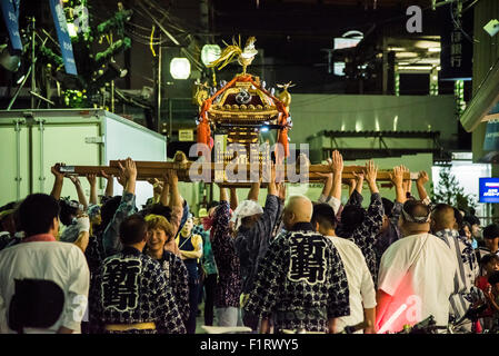 Kitazawahachiman Jinja, Annual Festival, Setagaya-Ku, Tokio, Japan Stockfoto