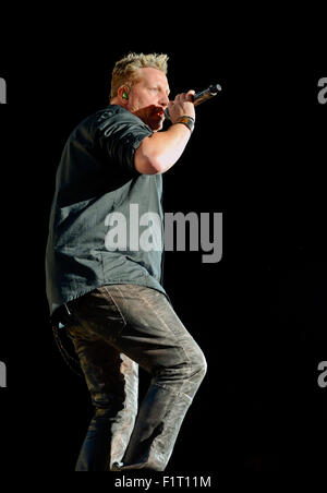 Gary LeVox von Rascal Flatts beim Carolina Country Music Festival in Myrtle Beach, South Carolina Stockfoto