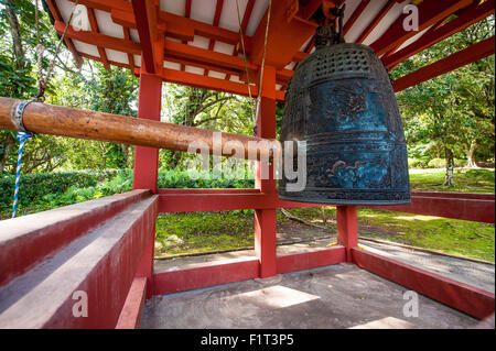 Byodo-In Tempel, Tal der Tempel, Kaneohe, Oahu, Hawaii, Vereinigte Staaten von Amerika, Pazifik Stockfoto