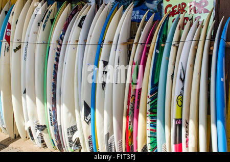 Surfshop in Haleiwa, North Shore Oahu, Hawaii, Vereinigte Staaten von Amerika, Pazifik Stockfoto