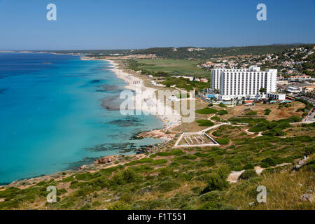 Son Bou, Menorca, Balearische Inseln, Spanien, Mittelmeer, Europa Stockfoto