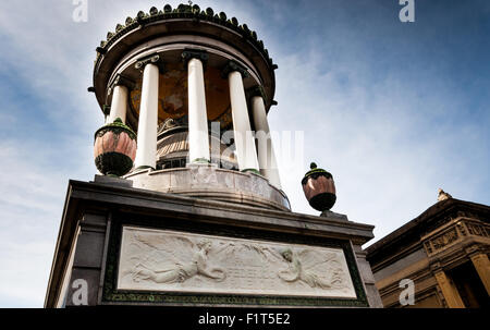 Mausoleum in Cementerio De La Recoleta, Buenos Aires, Argentinien Stadt Metropole, Südamerika Stockfoto