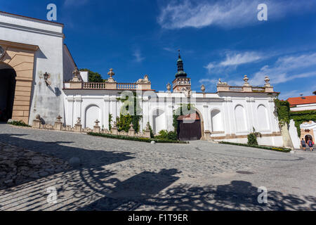 Schloss Mikulov, Wein Region, Süd-Mähren, Tschechische Republik, Europa Stockfoto