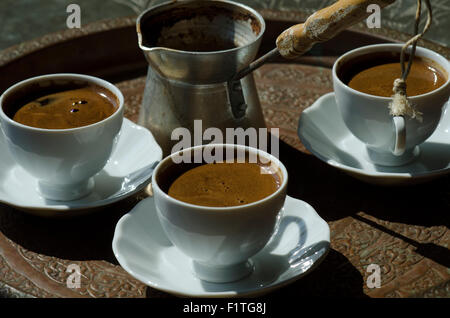 Türkischen oder arabischen Kaffee Stockfoto