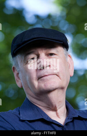 Stuart McHardy ist ein Schriftsteller, Erzähler und Dozent an der Edinburgh International Book Festival 2015. Edinburgh, Schottland. Stockfoto