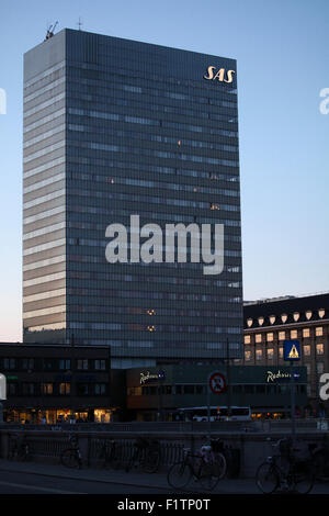 SAS Royal Hotel, gebaut im Jahr 1960 von berühmten dänischen Architekten Arne Jacobsen Stockfoto