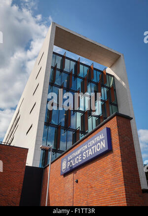 Southampton zentrale Polizeistation, Southampton, Hampshire, UK Stockfoto