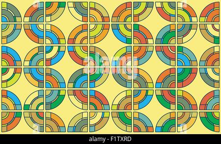 abstrakte Farbe Kreise Hintergrund Vektor-illustration Stock Vektor