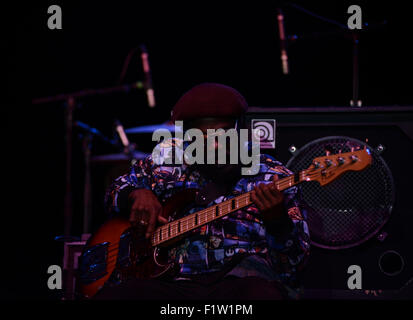 Virginia Beach, VIRGINIA, USA. 5. Sep, 2015. AMERICAN MUSIC FESTIVAL bringt Jamician Reggae-Band THE WAILERS an den Strand in VIRGINIA BEACH, VIRGINIA am 5. September 2015. © Jeff Moore 2015 © Jeff Moore/ZUMA Draht/Alamy Live News Stockfoto