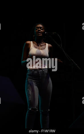 Virginia Beach, VIRGINIA, USA. 5. Sep, 2015. AMERICAN MUSIC FESTIVAL bringt Jamician Reggae-Band THE WAILERS an den Strand in VIRGINIA BEACH, VIRGINIA am 5. September 2015. © Jeff Moore 2015 © Jeff Moore/ZUMA Draht/Alamy Live News Stockfoto