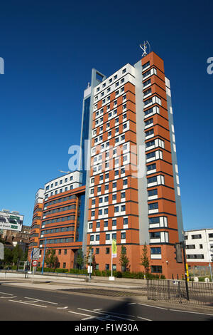 William Murdoch und James Watt Residenzen am See Aston University in Birmingham West Midlands England UK Stockfoto