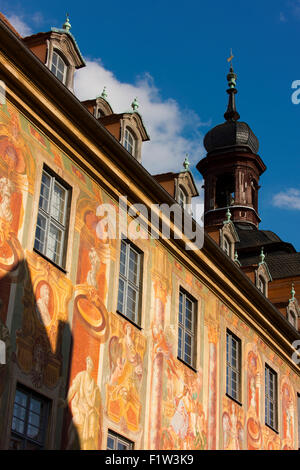 Detail der Bamberger alte Rathaus. Stockfoto