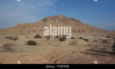 Der prä-hispanischen archäologischen Stätte von Tucume, in der Nähe von Chiclayo, Peru Stockfoto