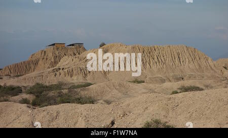 Der prä-hispanischen archäologischen Stätte von Tucume, in der Nähe von Chiclayo, Peru Stockfoto