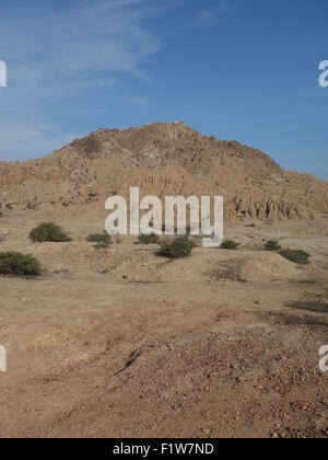 Der prä-hispanischen archäologischen Stätte von Tucume, in der Nähe von Chiclayo, Peru Stockfoto