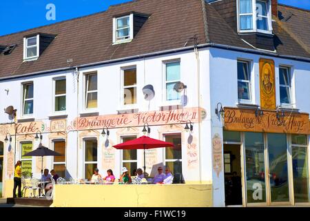 Cafe Victor Hugo, St. Peter Port, Guernsey, Channel Islands Stockfoto