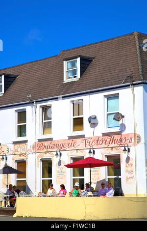 Cafe Victor Hugo, St. Peter Port, Guernsey, Channel Islands Stockfoto