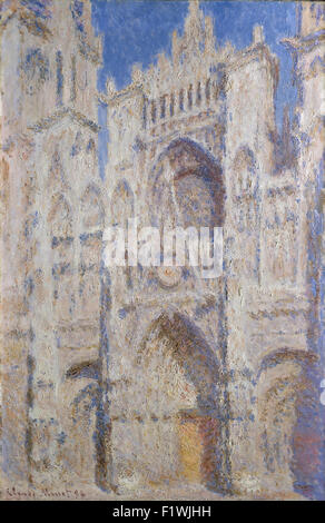 Claude Monet - Kathedrale von Rouen 0 das Portal (Sonnenlicht) Stockfoto