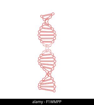 Wissenschaft-Vorlage für Ihre Karte, Tapeten oder Banner mit ein DNA-Moleküle von Polygonen. Vektor-Illustration. Stock Vektor