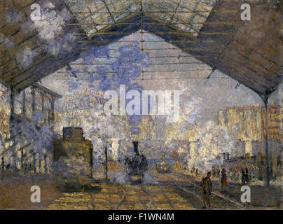 Claude Monet - der Bahnhof Saint Lazare Stockfoto