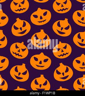 Eingestellten Kürbisse für Halloween Stock Vektor