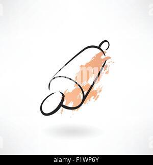 Nudelholz-Symbol Stock Vektor