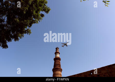 Qutub Minar, UNESCO-Weltkulturerbe, Delhi Stockfoto