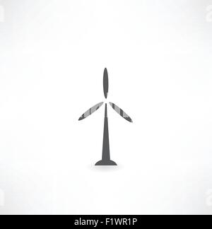 Windmühle-Symbol Stock Vektor
