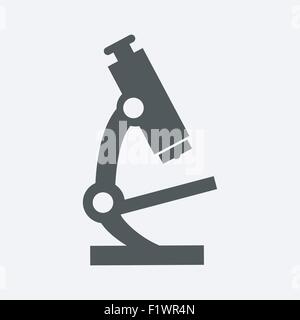 Mikroskop-Symbol Stock Vektor
