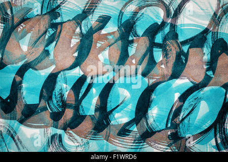 Gestaltete Kunst Hintergrund. Aquarell-Elemente verwendet. Stockfoto