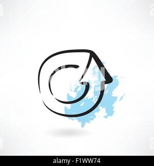 Grunge Symbol "aktualisieren" Stock Vektor