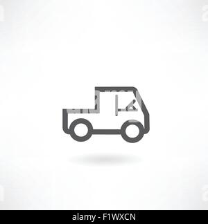 Lastwagen-Symbol Stock Vektor