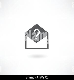 Vektor-Briefumschlag-Symbol Stock Vektor