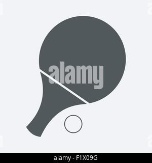 Tischtennisschläger Stock Vektor