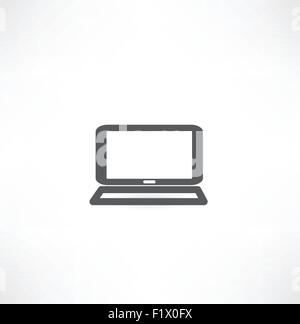 Laptop-Symbol Stock Vektor