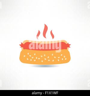 Hot-Dog Stock Vektor
