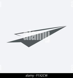 Origami-Papier-Boote und Flugzeuge Stock Vektor