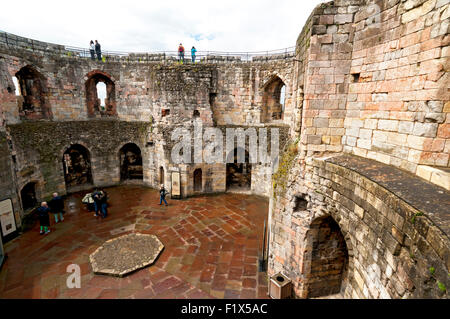 Cliffords Turm (York Castle), Stadt von York, Yorkshire, England, UK Stockfoto