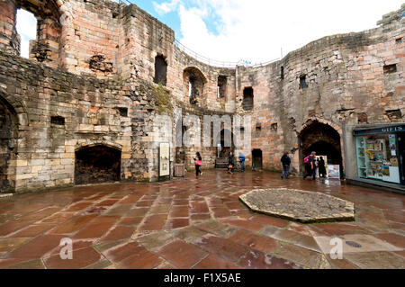 Cliffords Turm (York Castle), Stadt von York, Yorkshire, England, UK Stockfoto