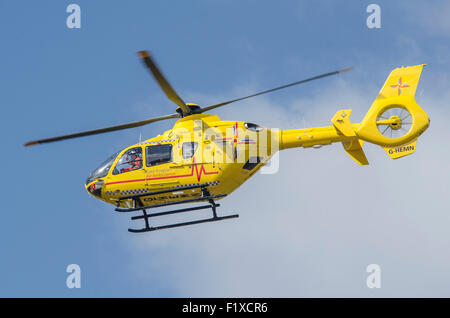 East Anglian Air Ambulance Helikopter Stockfoto