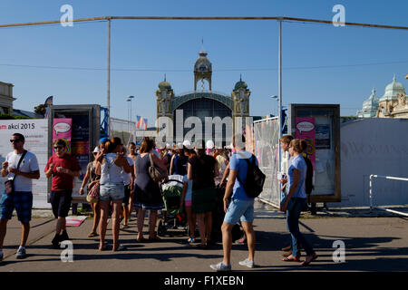 Prag Exhibition Grounds, Prag, Tschechische Republik, Europa Stockfoto